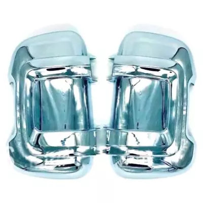 £34.99 • Buy FIAT DUCATO CITROEN RELAY Door Mirror Casing Cover Chrome LONG ARM Motorhome