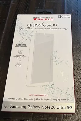 $19.99 • Buy ZAGG Glass Fusion+ Screen Protector For Samsung Note 20 Ultra 5G - Clear - NEW