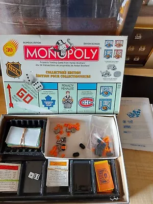 Monopoly NHL Collectors Edition Used Good Shape Complete • $21.80