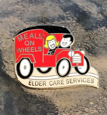 Meals On Wheels Elder Care Services Collectors Metal Travel Lapel Pin Pinback • $7.19