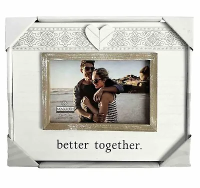 Malden 4x6 Love Couples Married Family Better Together Rustic Picture Frame • $10.48