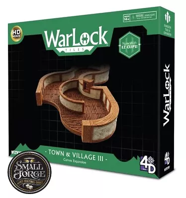 $128.50 • Buy WarLock Tiles - Town & Village Tiles III - CURVES EXPANSION. WZK16519. NEW