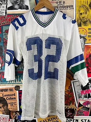 VTG 80s-90s NFL Seattle Seahawks John L Williams #32 Mesh Football Jersey • $80