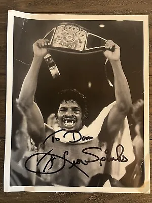 LEON SPINKS Signed 8x10 HEAVYWEIGHT Muhammad Ali Boxing Champion Photo Autograph • $9.85