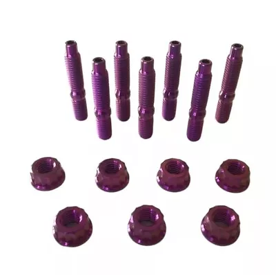 Mjc Honda Civic Ep3 Purple Titanium Intake Manifold Studs K20 K24 • $37.29