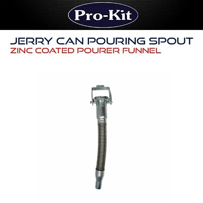 $28.99 • Buy Pro-Kit Jerry Can Pouring Spout Zinc Coated Pourer Funnel Radome Antenna Kit