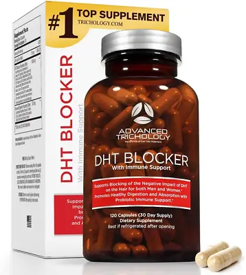 Advanced Trichology DHT Blocker With Immune Support - Hair Loss Supplements Hig • $169