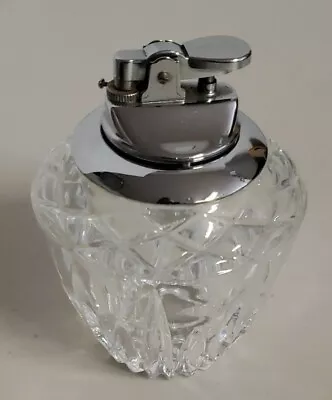 Princess House Highlights Lead Crystal Cigarette Lighter 4 1/2  Tall No Butane • $24.89