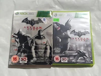 Batman Arkham City (Xbox 360 2011) With Slip Cover And Manual Vgc • £4.99