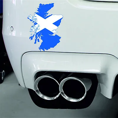 Sticker Car Moto Map Flag Vinyl Laptop Wall Decal Macbbook Scotland Scottish • £2.98