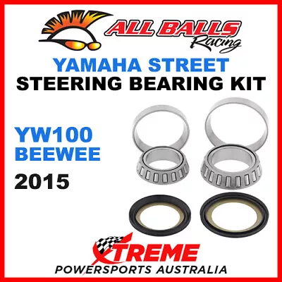 All Balls 22-1008 Yamaha YW 100 BeeWee 2015 Steering Head Stem Bearing Kit • $67.11