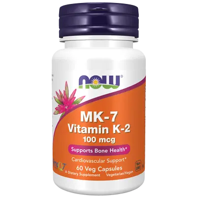 Now - MK-7 Vitamin K-2 Bone & Vascular Health Swisse MK 100 Mcg 60 Veg Caps • $23.95