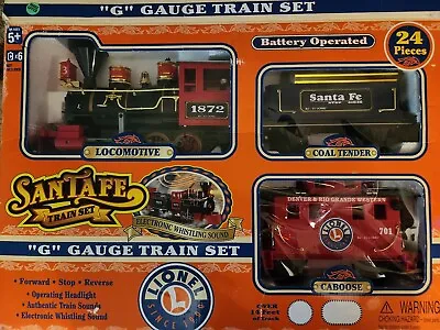 Vintage Lionel Santa Fe G Gauge Whistling Train Set Locomotive 62048 Lights Up! • $39.98