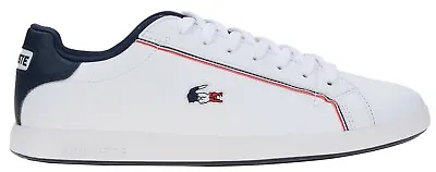 £49.99 • Buy Lacoste Graduate Trainers Mens 119 3 Sma White Leather Trainers 7-37sma0022407