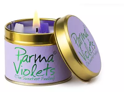 Lily Flame Scented Candle Tin - Parma Violets - UK MADE • £11.97