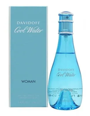 Davidoff Cool Water Woman 100ml Eau De Toilette Spray Brand New & Boxed • £25.15