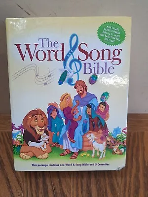 The Word & Song Bible Cassettes & Book Set W/ Roy Clark Reggie White Max Lucado+ • $25.46