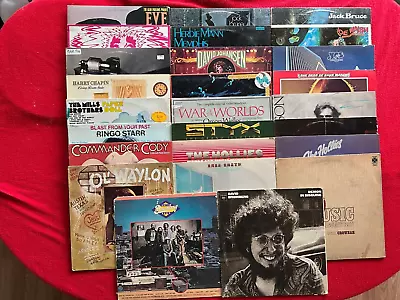 Lot Of 26 Assorted  Used  Vinyl  Albums  60's  70's  & 80's  Vinyl  VG To M-  US • $40