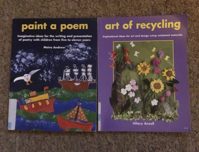 £5.99 • Buy Belair Publications Teacher Resource Books - Paint A Poem & Art Of Recycling