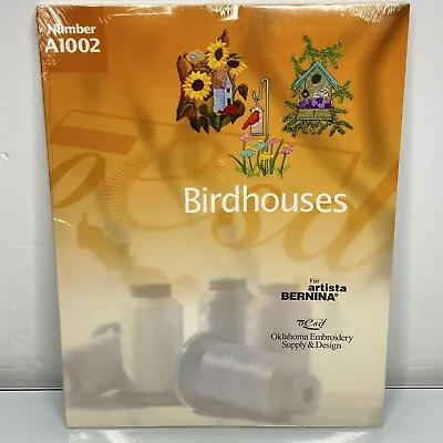 Artista Bernina OESD Birdhouses Embroidery Card No. Number A1002 Design Machine • $22.49