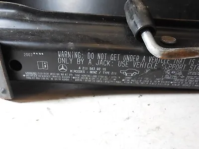 03-09 Mercedes E320 E500 W211 Spare Tire Lifting Jack OEM A2115830215 • $39