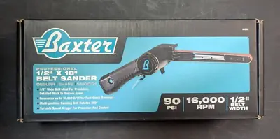 Baxter 90PSI Pnuematic Professional 1/2  X 18  Belt Sander #64932 BRAND NEW • $93.36