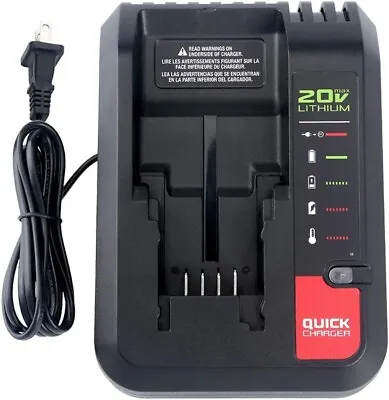 20V MAX Rapid Battery Charger PCC692L For Porter Cable 20 Volt Lithium Battery • $21.99