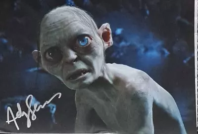Photo Signed By Andy Serkis (Lord Of The Rings / The Hobbit) • £25