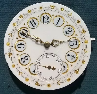 Elgin Gr 50 Convertible 16s 15j Fancy Dial Hands Pocket Watch Movement • $61