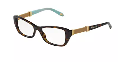 TIFFANY & CO . Eyeglasses - TF2117B 8015 -  Brown Havana / Gold / Blue -  Womens • $315