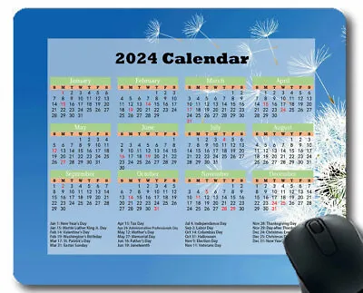 Special Design 2024 Calendar Mouse PadLight Glare Smudges Bright Mouse Mat • $7.69