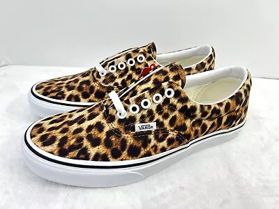 Vans Era Leopard Black/Multi Canvas Skate Casual Shoes Womens 9.5 / Mens 8 New • $56.69