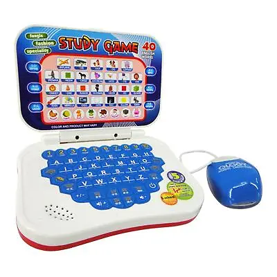 Bilingual Early Educational Learning Machine Kids Laptop Toys Baby Kids Tablet • £13.75