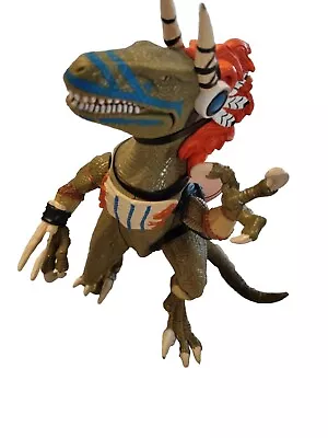 Rare Vintage 1999 Playmates Turok Dinosaur Hunter Tribal Raptor Action Figure  • $25