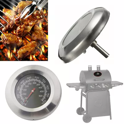Stainless Steel Bimetal Oven Thermometer Pizza BBQ Cooking Tool 50-500℃ • $10.99