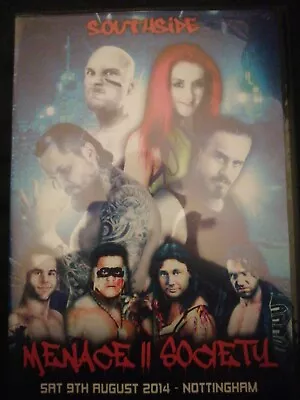 £7.50 • Buy Southside Wrestling Entertainment Menace To Society DVD SWE WWE AEW NJPW PWG