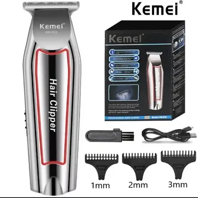 Kemei Hair Trimmer Electric Beard Trimmer For Men Hair Clipper Machine • £11.89