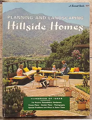 Hillside Homes 1965 House Floor Plan Architecture California Mid Century Modern • $35
