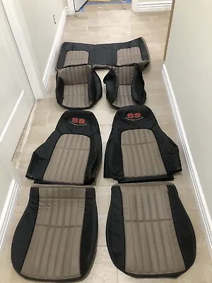 1997-2002 Chevy Camaro Ss Ebony Black W/neutral Tan Seat Covers.  In Stock! • $899.99