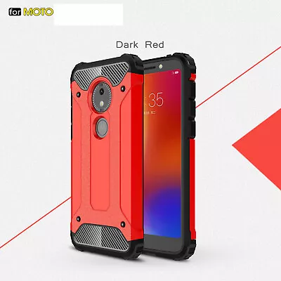 Slim Armor Rugged Hybrid Case Cover Fr Motorola Moto G7 Power/Play/Plus/G5/G6/E5 • $7.89