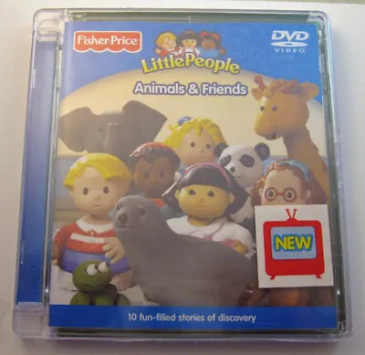 FISHER-PRICE  Little People: Animals & Friends  DVD NEW! SEALED! 10 Stories! • $17.95
