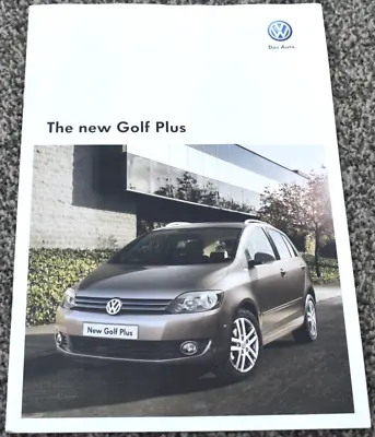 Volkswagen Golf Plus Uk Sales Brochure April 2009 New Old Stock • $11.14