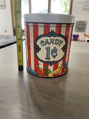$6 • Buy Unique Vintage Tin W Candy Images