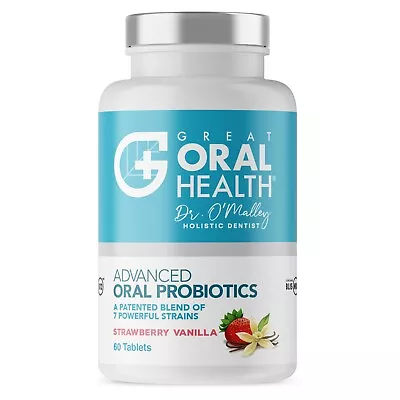 Chewable Oral Probiotics For Bad Breath Gingivitis & Gum Disease Strawberry • $26.99