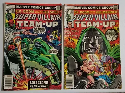 Super-Villain Team-Up Vintage Marvel Comic Books - Lot Of 2 - No. 11 & 13 • $7.99