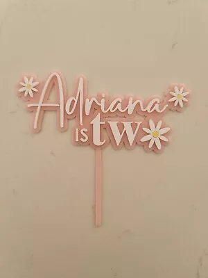 2 (Two) Cake Topper Daisy - Adriana Is Two • $15