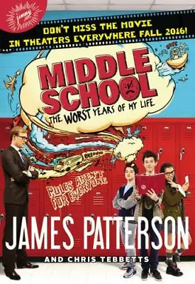 Middle School The Worst Years Of My Life; - 9780316276917 Patterson Paperback • $3.81