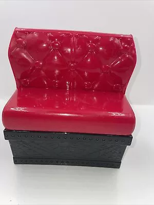 MONSTER HIGH DOLL PLAYSET Hot Pink & Black SOFA COUCH REPLACEMENT TOY FURNITURE! • $6.99