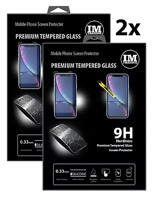 2x Screen Protective Glass 9H Tempered Genuine Laminated For IPHONE Models • $10.90