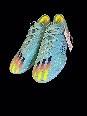 Men's Adidas X SpeedPortal.3 IN  Indoor Soccer  Shoes Aqua GW8466 Men’s Size 11 • $59.99